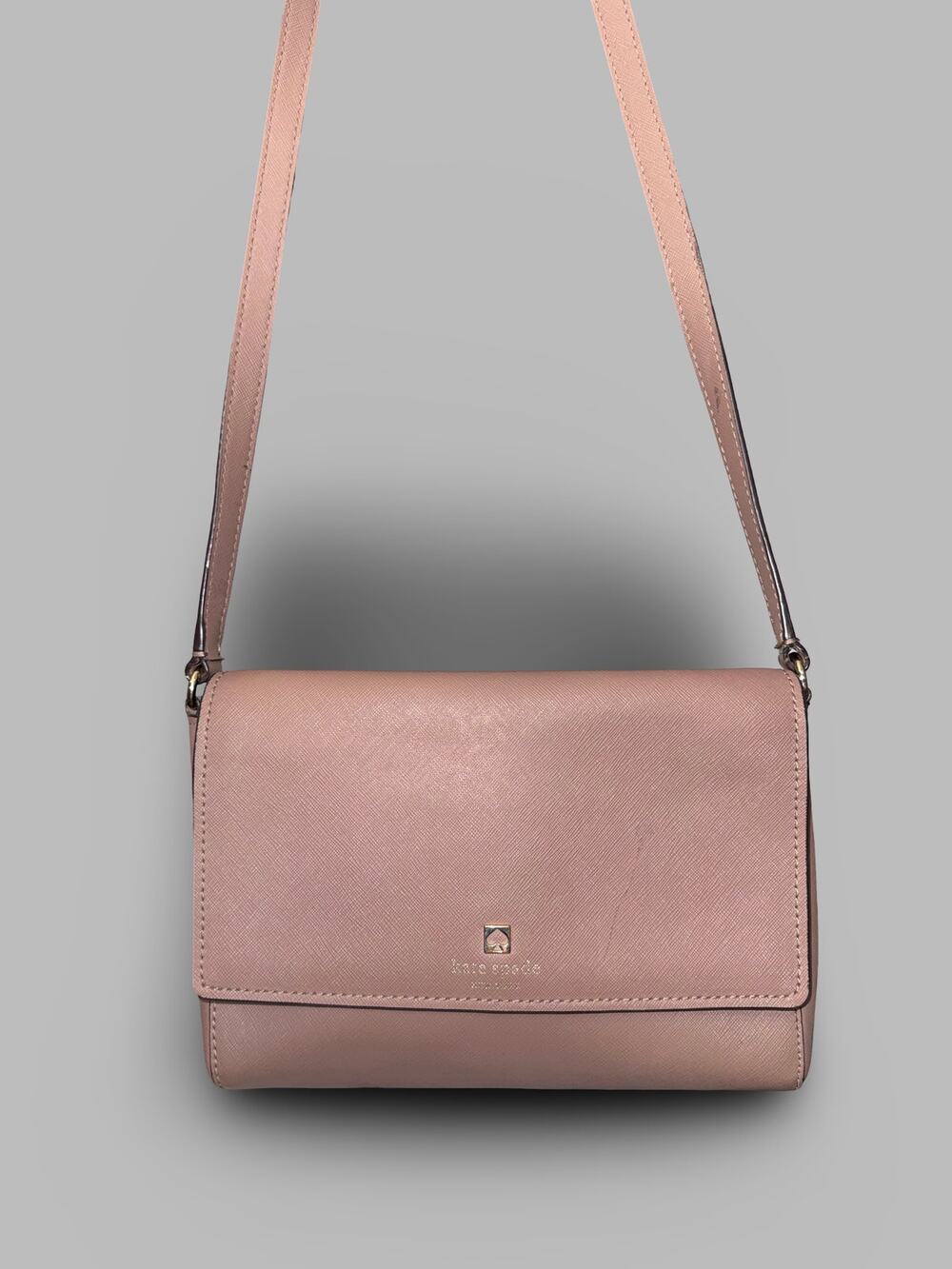 Kate Spade Laurel Way Grease Crossbody Flap Bag Pink